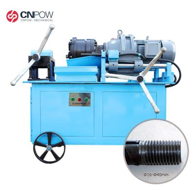 China Mechanical Rebar CNPOW 16-40mm Japan Wire Splicing Rolling Machine For Screw Bolt for sale