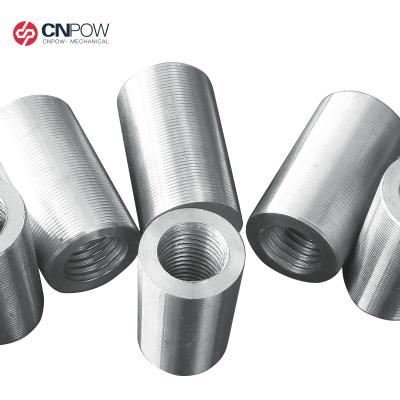 China Carbon steel GB45 CNPOW steel rod wire rebar coupler for construction for sale