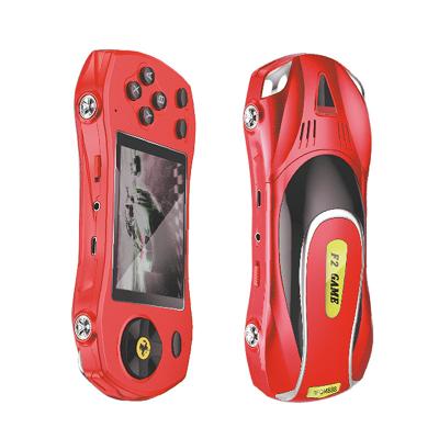 China Carrying Case Game Console F2 Racing Car Model Cool Gaming 3.0Inch IPS Handheld AV Screen Produced TV Connect Video Game Console For Kids Gifts for sale