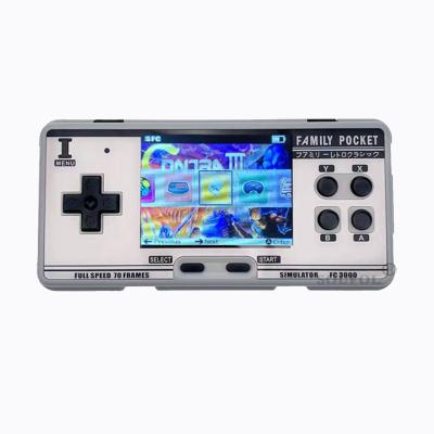 China FC3000 3.0Inch HD Multifunction Screen Retro AV Video Game Console Connect TV Support Controller Portable Retro Handheld Game Console for sale