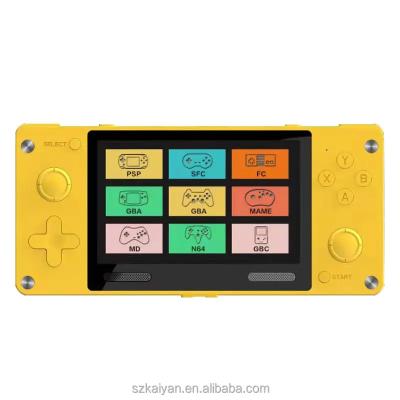 China A380 4.0Inch IPS Multifunction HOT Screen Retro Handheld Video Game Player HD Output Gamepad 800*480 3600+ Video Game Console Simulator PS1 for sale