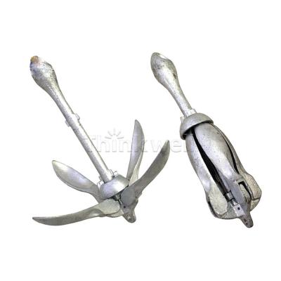 China Sand Marine Ship Anchor Boat Jet Ski Delta Folding Bruce Grapnel Danforth Forge Yacht Small for sale