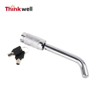 China China Supplier Push Button Handle Aircraft Quick Return Spring Ball Pin Auto 1 2-5 Pin 8 Hitch Lock For 2 Receivers for sale