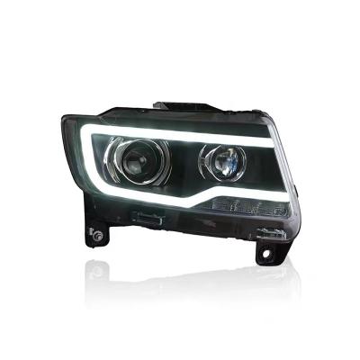 China Long Life Head Light Car Accessories LED HEAD LAMP Car Light Lamp Headlights For Jeep Compass 2011-2016 for sale