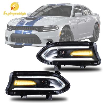 China Automotive Industry AUTO HEADLIGHT BODY KITS FOR DODGE CHARGER 2016-2019 European Version Auto Headlight for sale