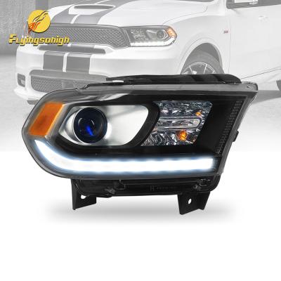 China AUTO HEADLAMP CHROME HALOGEN NO LED OEM HEADLAMP AUTOMATIC FOR DODGE DURANGO 2014-2017 for sale