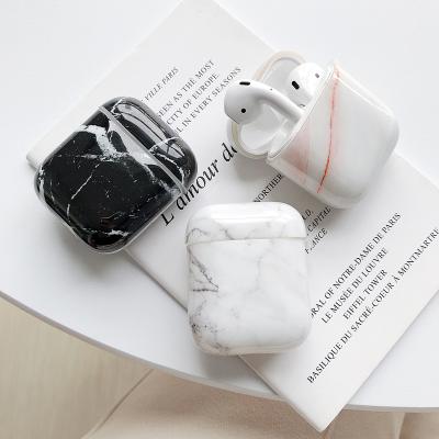 China For Earphone Fashion IMD Craft Marble Pattern Earphone Cover Device For AirPods 2 for sale