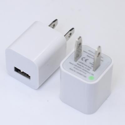 China Qc1.0 5W USA UK Cable Phone USB Plug Connectors Electrical Socket Charging Adapter For Phone Wall Charger for sale