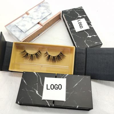 China Private Label Long Natural 3d Mink Eyelashes 3d Mink Eyelashes Lashes With Box For Eyelashes for sale