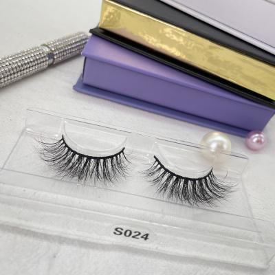 China Natural good quality long mink lash real 3d mink lash lashes 100% mink fur for sale