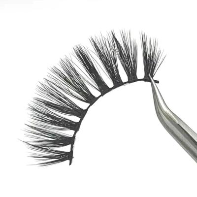 China Beauty personal makeup mink lashes private label 3d faux silk eyelashes lashes best popular private label 3d mink eyelashes beauty personal makeup for sale