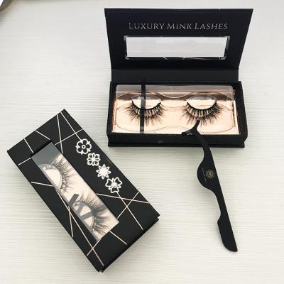 China Private Label Natural Long Eyelash Boxes Glitter Custom Eyelash Packaging Box for sale