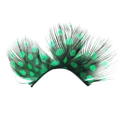 China 100% hand made charming false feather eyelashes for carnival party for sale