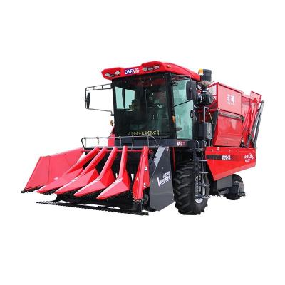 China Hot Selling Maize Produce Ear Stalk 5 Rows Corn Harvester With Silage Collector for sale