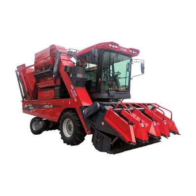 China Corn China Supplier Cross Rows Harvesting Corn Harvester Tractor Mounted Corn Harvester for sale