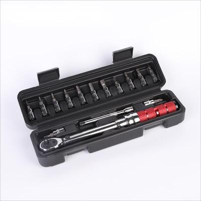 China Automobile Maintenance 12.5mm Chrome Tools Chromium Professional 12PCS Vanadium Vanadium Hand Tools Socket and Ratchet Wrench Auto Repair Sets for sale