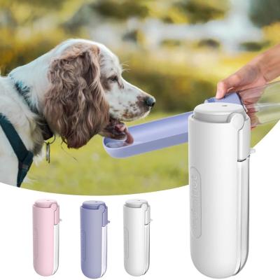 China 420ML 300ML Automatic Portable Pet Water Bottle Large Capacity Dog Drivers Drinker Travel Leakproof Outdoor Drinking Supplies for sale