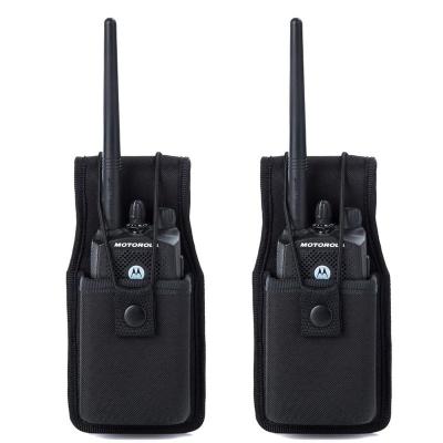 China Walkie Talkies Universal Two Way Radio Pouch Bag Holder Case Neoprene Nylon Radio Holster Accessories For Motorola for sale