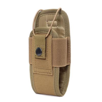 China Tactical Radio Case Holder Pocket Walkie-Talkie Case Bag Interphone Nylon Duty Belt Radio Universal Hunting Heavy Duty Holster for sale