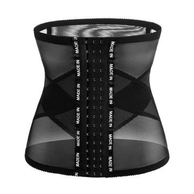 China Cross Breathable Slim Elastic Waist Trainer Mesh Belly Waist Belt Fitness Waist Clip for sale