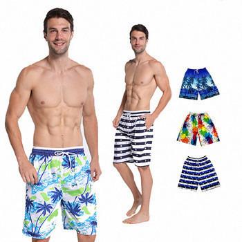 China Wholesale Anti-Wrinkle Digital Lower Price Printing Custom Swim Trunks Mens Swimwear Shorts for sale