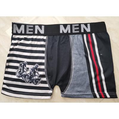 China Antibacterial Customized Wholesale Digital Printing 100% Board Mens Underwear Free Sample Briefs for sale