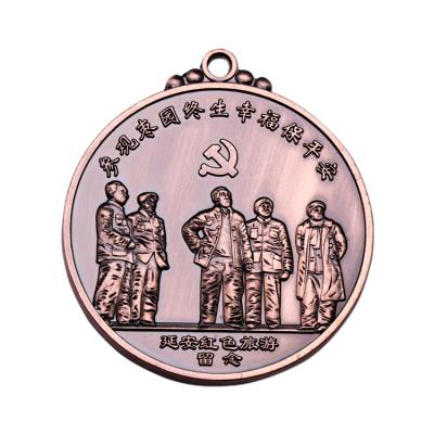 China From China factory producing cheap high quality souvenir 3d metal coin directly for sale