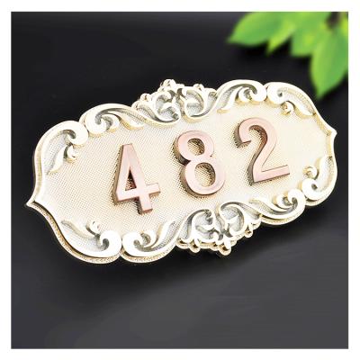 China Best Selling Custom Plastic House Sign High Quality Acrylic Board for sale