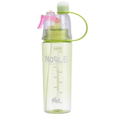 China 600ml Leak Proof Sustainable Sports Spray Water Bottle With Spray Mist PC Material Spray Water Bottle For Outdoor - Buy Sport Water Bottle, W for sale