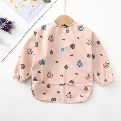 China Hot Selling Custom Washable 50 Piece Factory Price Polyester Baby PU Bib for sale