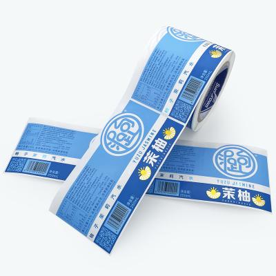 China Waterproof Logo Rectangle Custom Color Waterproof Pet Vinyl Sticker Labels Food Labels for sale