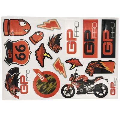 China Waterproof Custom Logo Sticker Sheet Printing Self Adhesive Paper A4 Sheet Kiss Cut Stickers for sale