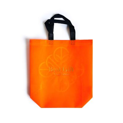 China Recyclable Cheap Custom Size Printed Colour Eco Friendly Shopping Bag Non Woven Tote Bag For Corporate Promotion for sale