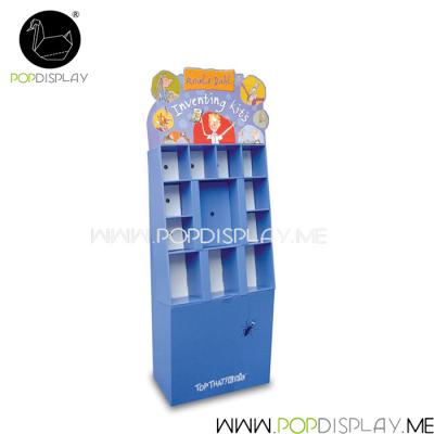 중국 Recyclable Paper Floor Material Corrugated Cardboard Standing Display For Toy 판매용