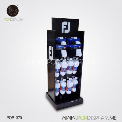 중국 Recyclable Material Recycled Cardboard Floor Display Paper Hook Display Stand For Sock 판매용