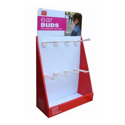 Κίνα Material Recyclable Free Design Cheaper High Quality Recyclable Promotion Cardboard Display With Hooks προς πώληση