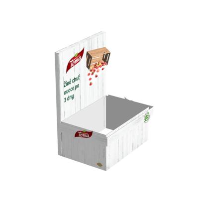 China Recyclable Material Free Custom Design Cheaper High Quality Recyclable Promotion Food Packaging Counter Display Box Pdq for sale