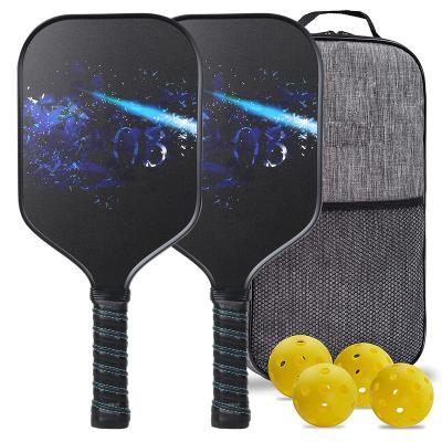 China Portable/Durable/Eco-Friendly/Warterproof/Light Weight/Comfortable 2023 Manufacturer Customized 16.54*7.4*1.14 Inch Pickleball Paddles Set Private Label USAPA Approved Fiberglass Surf Pickleball for sale