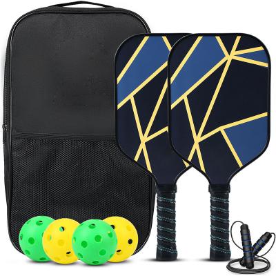 China Portable /Durable/ Eco-Friendly Warterproof/ Light Weight/ Comfortable Customize USAPA Carbon Fiber Padel Rackets Pickleball Paddle Set Of 2 Pickle Ball Paddle Toray Thermoformed T700 for sale