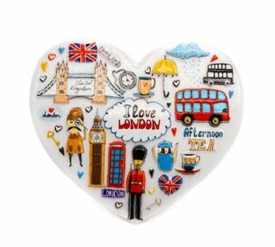 China Custom Resin Europe 3D London Souvenir 3D Logo Fridge Magnet With Gift Fridge Magnet for sale