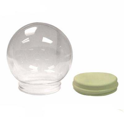 China Europe Custom Size Snow Globe DIY Kit Empty Glass Snowball Kit, 45mm, 65mm, 80mm, 120mm for sale