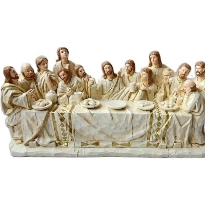 China Custom Holy Family Figurine Europe Religious Resin Nativity Sets Resin Crafts Jesus Religious Statue For Christmas Nativity Set for sale