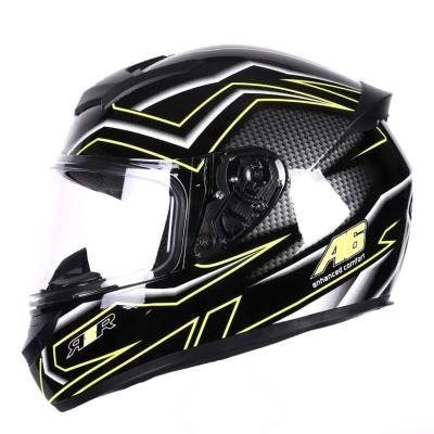 China ABS Low Price Motorcycle DOT Full Face Motorcycle Helmet for sale