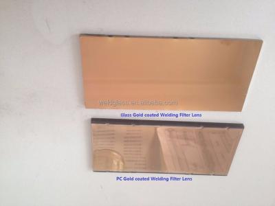 China Aulektro Gold-mirrored, welding lens welding lens for sale