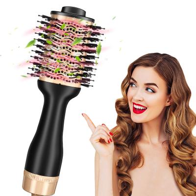 China Ionic Factory direct 3 In 1 1200W hair dryer brush one step Volumizer hot air brush for sale