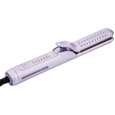 China Hair straightener/hair curler/negative ionic/cool air High Quality 360 Airflow Air Wind Cooling Vents Ventilation Anti-Scald Fast Ceramic Hair Straightener Curler Flat Iron Styler for sale