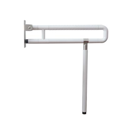 China Modern Wholesale Toilet Railings Disabled Bathroom Grab Rails For Elderly Folding Grab Bars Plastic Handrails for sale