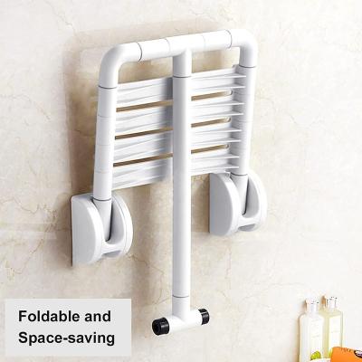 China Safety Folding Wall Mounted Bathroom Chairs Wall Mount Swivel Stainless Adjustable Folding Bath Shower Bench Bathroom Safety Elderly Disabled Shower Chair for sale