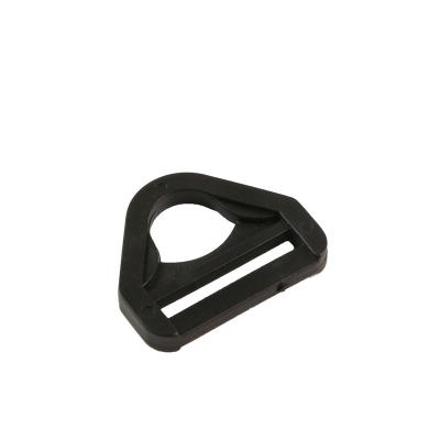 China Wholesale Black D Ring Buckle Baby Stroller Strap Pom Plastic D Clips Belt Buckle D3110 for sale