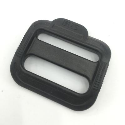 China Wholesale-High-Quality-PlasticMulti-function handbag strap adjustment buckle, third-gear square buckle, belt adjuster buckle for sale